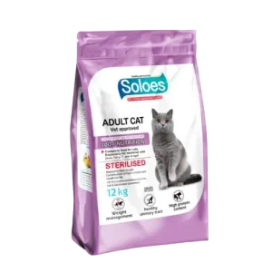 غذای خشک بالغ عقیم شده سولواس 12 کیلوگرمی