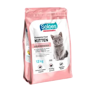 خرید غذا خشک بچه گربه سولواس 12 کیلوگرمی