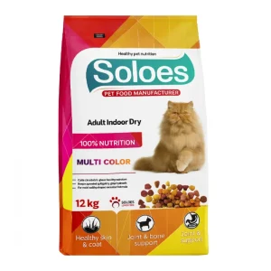 غذا خشک گربه بالغ سولواس مولتی کالر